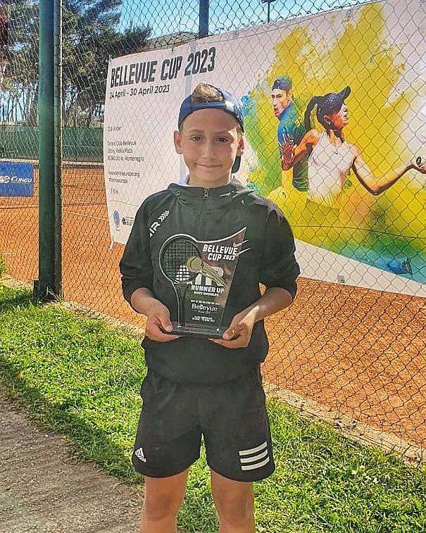 Read more about the article Ares Ferhati shpallet finalist i turneut ndërkombëtar “Bellevue Cup U12 – Tennis Europe”
