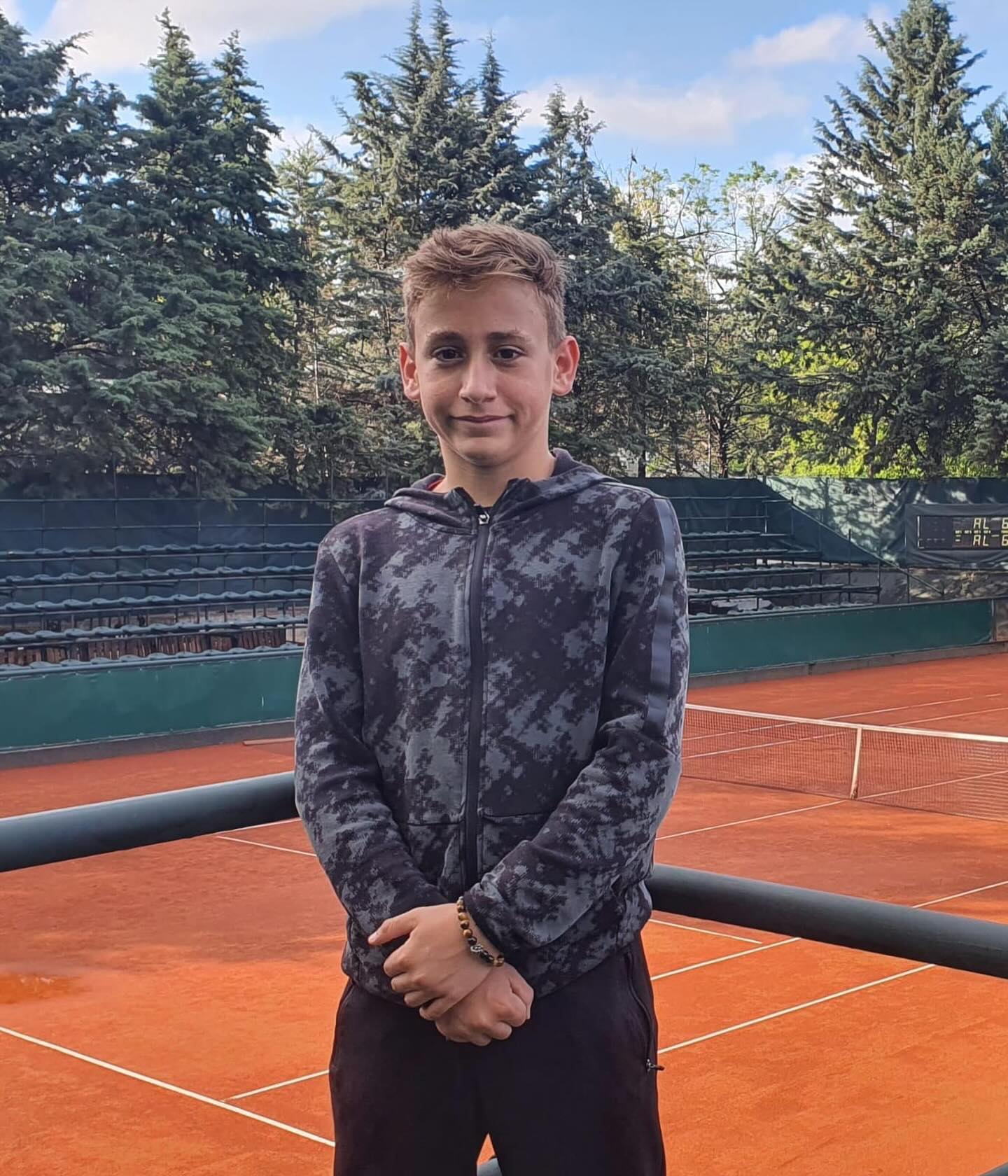 Tennis Europe Junior Tour “Jug Open 2024” 14&U, Category 3, Ares Ferhati ka kaluar roundin e parë