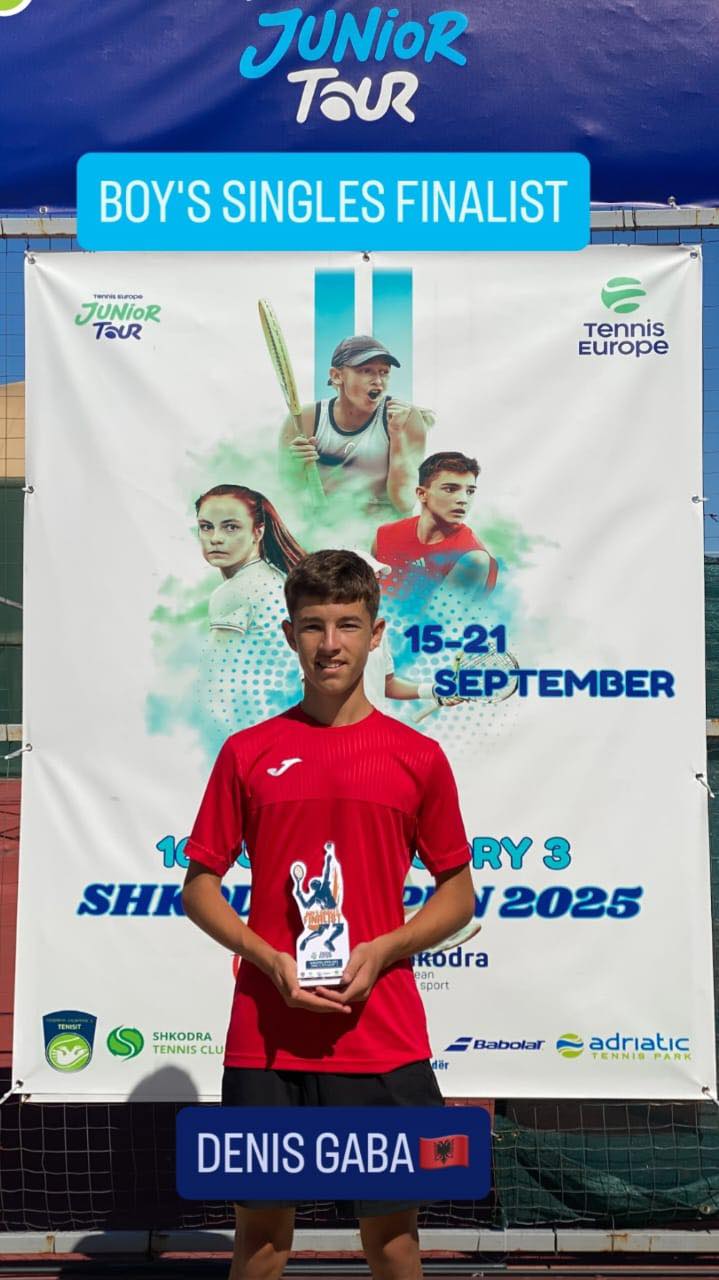 Denis Gaba shpallet finalist në turneun ndërkombëtar TEJT ‘Shkodra Open 2025’