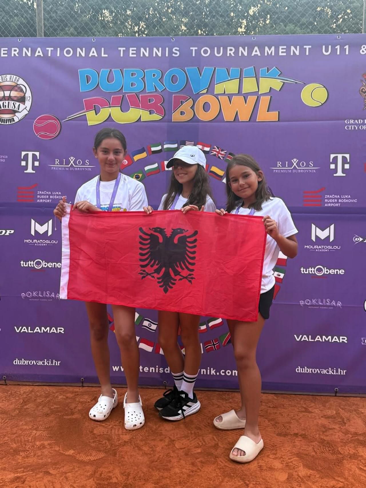 Tre teniste shqiptare në “Dubrovnik Dub Bowl 2026″