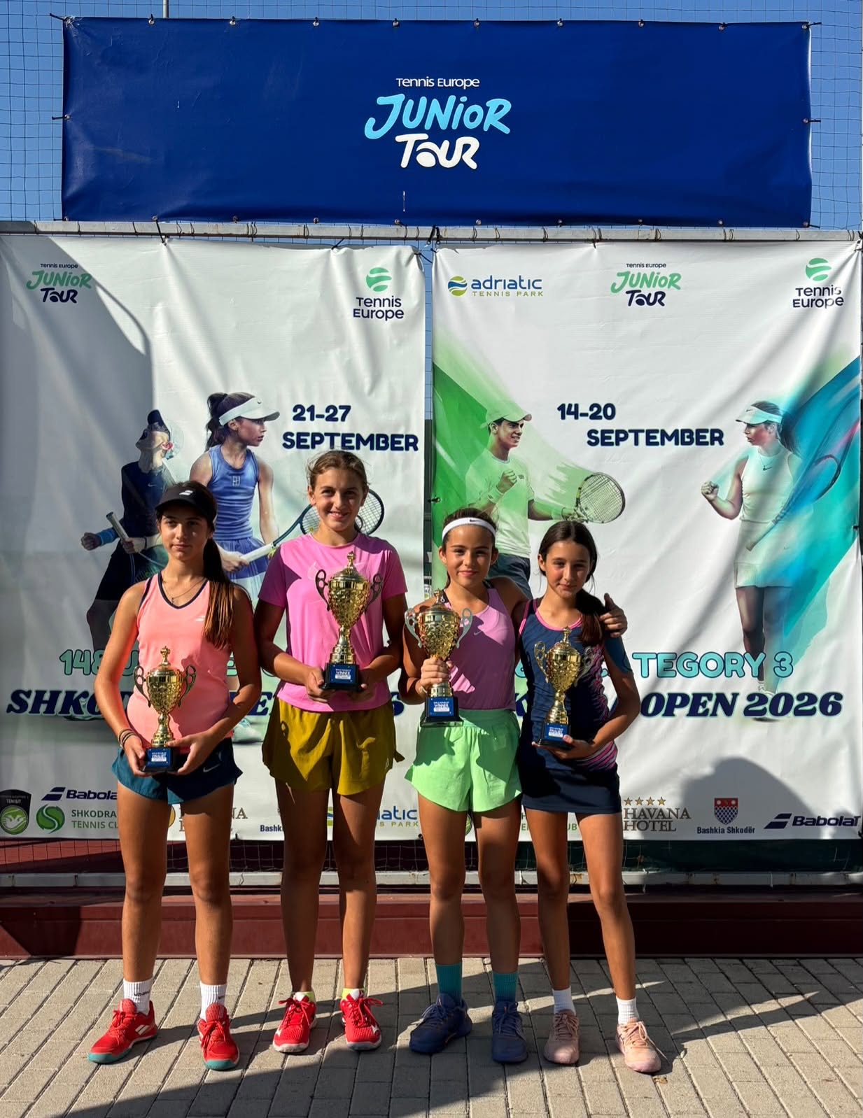 “Tennis Europe Junior Tour Shkodra Open 2026” – 14&U, Category 3